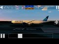 (Perfect Landing) UNITED 777-300ER Landing at SFO International Airport (Sunset) #swiss001landing