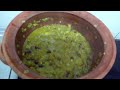 Clay pot: Taroi & Kaale chane ki Sabzi/Sponge gourd & Brown Chickpeas (Vegan Recipe)