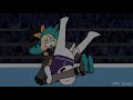 Millie Wrestling Animation