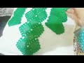 زواقة الكوزة الإسبانية باللون الأخضر الملكي | كيفية تزيين القفطان والجلابة بأناقة
