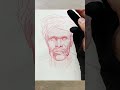 How to Sketch a Portrait in Colored pencil #drawingforbeginners