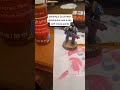 Painting a Space Marine look-a-like with cheap craft paints and old brushes