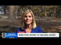 Park Fire in California continues to grow