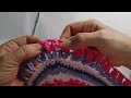 How to Crochet a Mandala Dandelion Blanket Part 6 (R50 -R56)