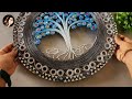 No Clay No MDF😱only Magic with Newspaper | DIY Wall Hanging craft for Home decor | Quilling craft