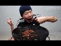 Chapagetti The Black Mukbang Chapagetti and green onion kimchi are the truth! ㅣ  Ramyeon MUKBANG