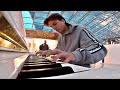 Interstellar Airport Piano Performance Paris