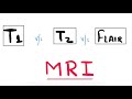 T1 MRI vs T2 MRI vs FLAIR MRI || MRI Brain || Radiology