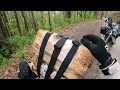 ADV dual sport ride, crash on bridge! Smoky Mountains, Ep 2