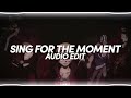 sing for the moment - eminem《edit audio》