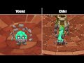 All Young, Adult & Elder Celestials Comparison (MSM vs DoF) | My Singing Monsters