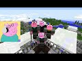 Peppa pig 100 Days on a Zombie Apocalypse - Minecraft