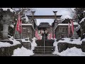 [Beautiful Japan Village] Visit the snowy scenery of Oshino Hakkai - JAPAN in 4K