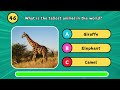 50 General Knowledge Questions About Animals and Birds | Animal Kingdom Quiz