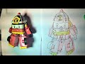 Poli Robocar: fast/speed drawing for real objects 4. (Please SUBSCRIBE for free lessons)