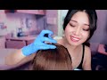 [ASMR] Sleep Therapy ~ 3 Hours of Doctor Scalp Checks and Treatments