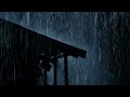 Beat Insomnia Away with Sound of Rain & Powerful Thunder | Strong Stormy Night to Sleep Instantly