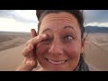 SURVIVING A NIGHT IN AMERICA'S LARGEST SAND DUNES (crazy sand storm)