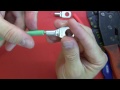 Tutorial: How to crimp connectors, strip wire and use heat shrink.