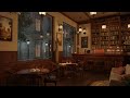 Rainy 4K Cozy Coffee Shop - Jazz Relaxing Music to Relax, Study, Work