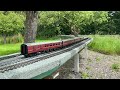 OUTDOORS@LWMRS Gauge 1 Members Day 24th June 2024. Ft. Live Steam Bowande LNER A4 'SILVER KING''