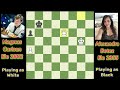 Upsetting chess game | Magnus Carlsen vs Alexandra Botez 11