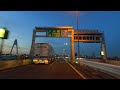4K HDR Dashcam | Sunset drive around Tokyo skyscrapers in a gorgeous vibe_東京の高層ビル群を巡る夕焼けの首都高ドライブ