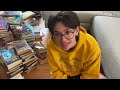 cleaning & organizing every single book I own (yes, all of them) | author bookshelf tour