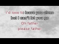 For the Love of Daughter (Karaoke and Lyric Version)