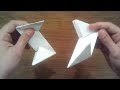 How To Make a Paper Ninja Star (Shuriken) - Origami