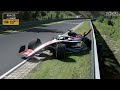 Formula car Nurburgring Crashes | BeamNG.drive | F1 2023 MOD