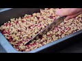 Strawberry Oatmeal Bars (Vegan & Gluten-Free Crumble Cake)