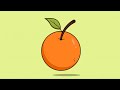 How to Draw an Orange (Beginner) illustration -Adobe Illustrator Tutorial