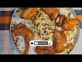 Cooking Persian chicken on wood fire🍗🔥: Zereshk polo with saffron chicken 🍃🍽