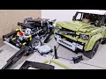 Land Rover Defender VS Dodge Charger 💥 100 KM/H 💥 Lego Technic CRASH test - Fast and Furious