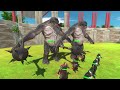 GODZILLA NO.8 VS King Kong Warrior VS Blue Tiger Godzilla - Animal Revolt Battle Simulator