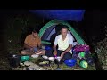 CAMPING OVERNIGHT|| YANG DI TUNGGU DATANG JAM  DUA MALAM, FISHING COOKING