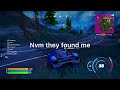 Attemping to win a game of Fortnite using only a car