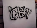 airbrushed graffiti name