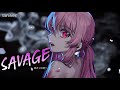 Nightcore ↝ Savage (Bahari | Lyrics)
