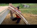 TIMELAPSE: START TO FINISH Alone Building Wooden House - BUILD LOG CABIN