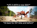 Crab Rave Song but it is perfectly timed with New Years for EST time zone