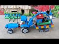 diy tractor mini petrol pump construction machine part 2 | mini farming video