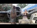 Star Wars Galaxy's Edge Character Montage at Disney World w/Kylo Ren, Chewbacca, Rey, Stormtroopers+