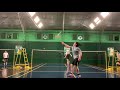 Badminton Singles vs brother