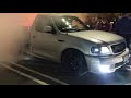 Supercharged Ford Pickup Burnout