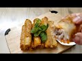 EGG ROLLS RECIPE - How to Make  Super Crispy Vietnamese Egg Rolls | KT Food Adventure