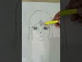 how to draw anime girl #mangagirl #drawing #shorts (no voice )