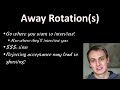Preparing for Home and Away Rotations in Medical School (including how to apply to away rotations)