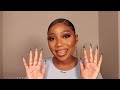 My Updated Sleek Low Bun Routine w/ Side Part | Relaxed Hair | Tamara Renaye